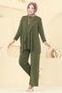 Asimetrik Kesim Sandy Takım 6026UZ662-MS Haki - Thumbnail