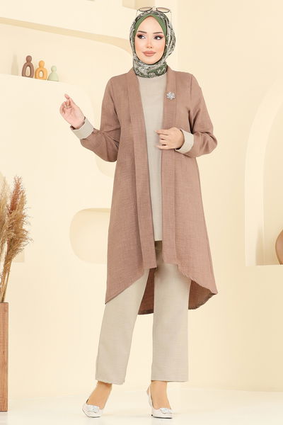 H.B.S. - Asimetrik Kesim Üçlü Takım 3129HBS856-MS Vizyon&Taş - 379854