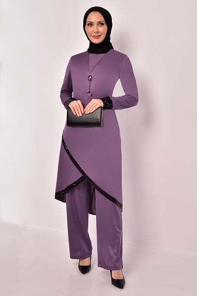 ASM - Avec Collier Combiner Lilas LM2559 - 322685