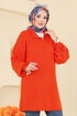 Balon Kol Triko Tunik 2753AYD574-MS Oranj - Thumbnail