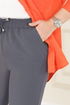 Beli Bağcıklı Dabıl Pantolon 250MP806-MS Antrasit - Thumbnail