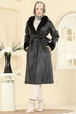Beli Kemerli Deri Kap 4806ORG1169-MS Siyah - Thumbnail