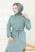 Beli Kemerli Mira Elbise 23028UKB139-MS Mint - Thumbnail