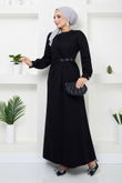 MRV S.L. - Béli La Pierre Brodé Robe de soirée 5027SL890-L Noir