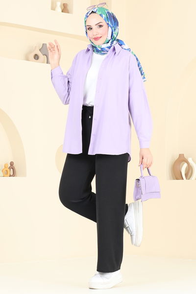 M.R. - Beli Lastikli Aerobin Pantolon 0006MR1078-MS Siyah - 390859