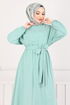 Beli Rubberized Dress 012MR1077-M Mint - Thumbnail