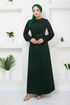 Beli The Stone Embroidered Evening dress 5027SL890-M Emerald - Thumbnail