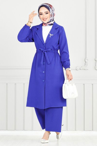 MRV M.R. - Beli Tünelli İkili Takım 021MR1077-M Saks