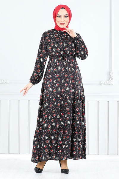 MRV O.Z.R. - Beli Tunneled Dress 810OZR1047-M Red & Black - 351095