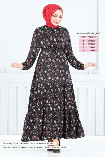 MRV O.Z.R. - Beli Tunneled Dress 810OZR1047-M Red & Black - 352424