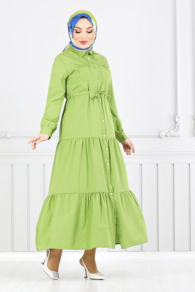 MRV A.S.N. - Beli Tunneled Hijab Dress 225ASN936-M Acid - 350703