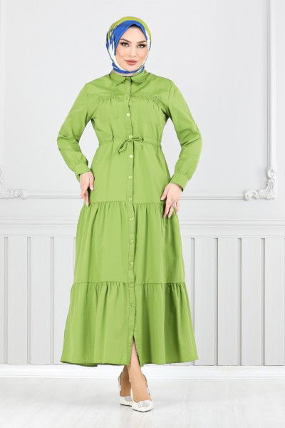 MRV A.S.N. - Beli Tunneled Hijab Dress 225ASN936-M Acid