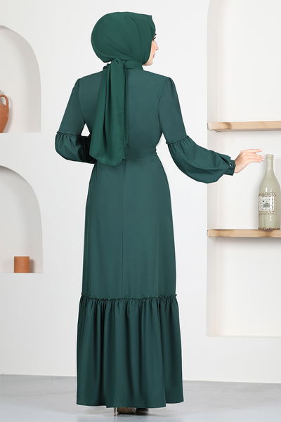 ASM - Belted Dress ASM2665 Emerald - 331111