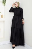 HBS - Belted Dress HBS3025 Black