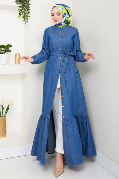 MRV M.T.S. - Belted Jeans Dress 25022MTS1095-M Jeans - 353420