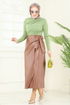 Blouse 4725AYD574-MS Almond Green - Thumbnail