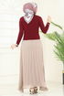 Blouse 4725AYD574-MS Burgundy - Thumbnail