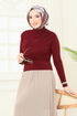Blouse 4725AYD574-MS Burgundy - Thumbnail
