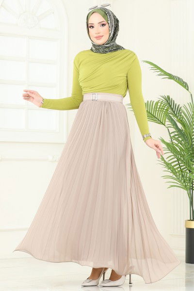 A.Y.D. - Blouse 4725AYD574-MS Oil Green