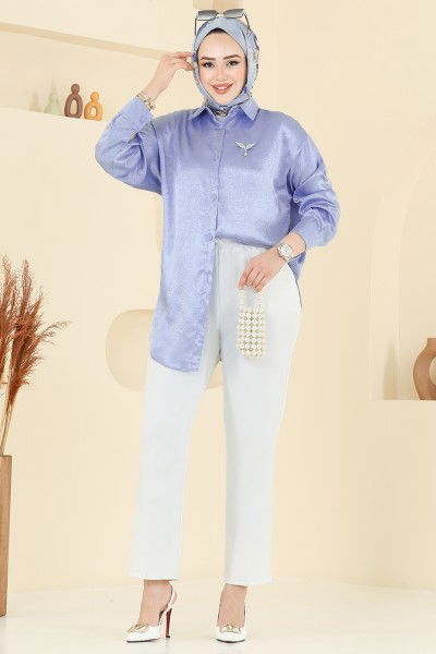 N.F.C. - البلوز والقمصان أزرق فاتح 5296NFC1010-MS