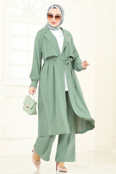 T.R.T. - Bolero Detaylı Aerobin Takım 8006TRT545-MS Çağla