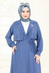 Bolero Detaylı Aerobin Takım 8006TRT545-MS İndigo - Thumbnail