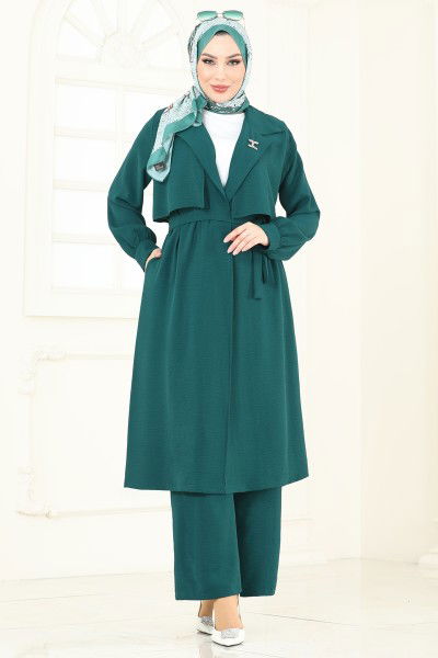 T.R.T. - Bolero Detaylı Aerobin Takım 8006TRT545-MS Petrol