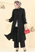 Bolero Görünümlü Tesettür Takım 2666SL432-MS Siyah - Thumbnail
