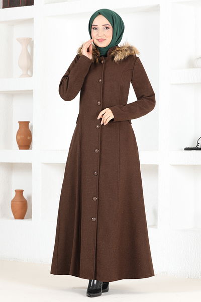 MSL - Cachet Manteau Modèle: MSL3039 Marron - 331588