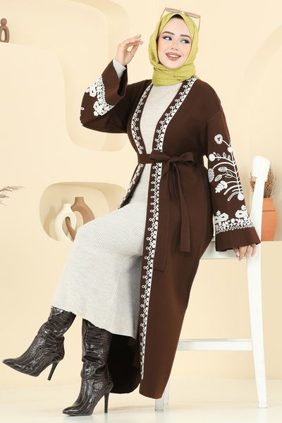 K.L. - Cardigan 10493KL398-MS Brown - 391751
