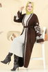 Cardigan 10493KL398-MS Brown - Thumbnail