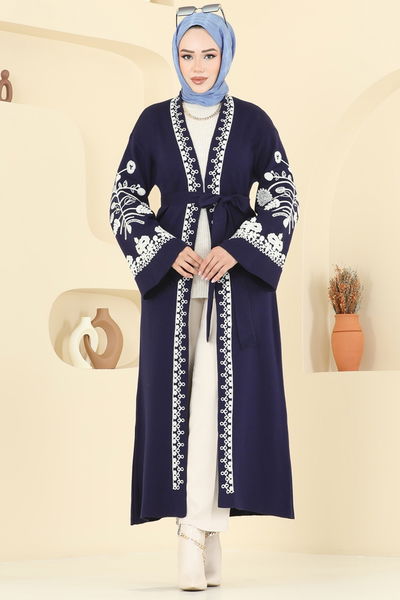 K.L. - Cardigan 10493KL398-MS Navy Blue - 391759
