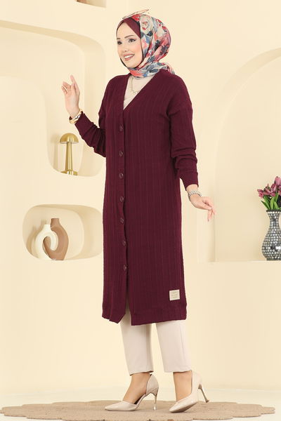 B.O. - Cardigan 200BO429-MS Burgundy - 421851