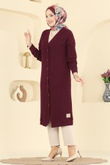 B.O. - Cardigan 200BO429-MS Burgundy