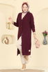 Cardigan 200BO429-MS Burgundy - Thumbnail