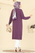 Cardigan 200BO429-MS Dark Lilac - Thumbnail