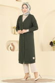 B.O. - Cardigan 200BO429-MS Khaki