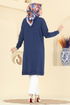 Cardigan 200BO429-MS Navy Blue - Thumbnail