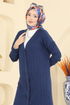 Cardigan 200BO429-MS Navy Blue - Thumbnail