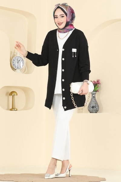 B.O. - Cardigan 204BO429-MS Black - 428510