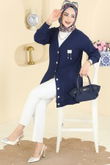 B.O. - Cardigan 204BO429-MS Navy Blue