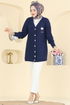 Cardigan 204BO429-MS Navy Blue - Thumbnail