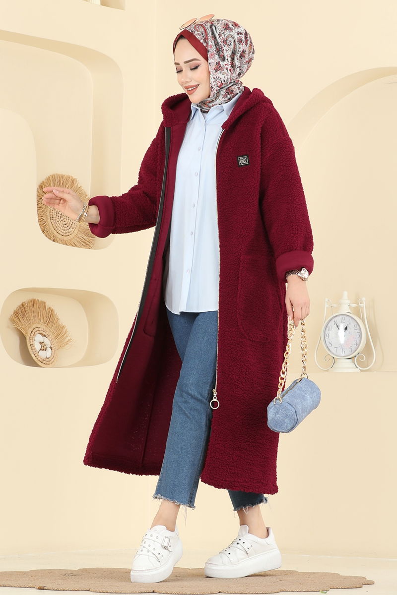 Cardigan 2147LYD1165-MS Burgundy
