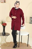 U.Z. - Cardigan 2437UZ662-MS Burgundy
