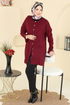Cardigan 2437UZ662-MS Burgundy - Thumbnail