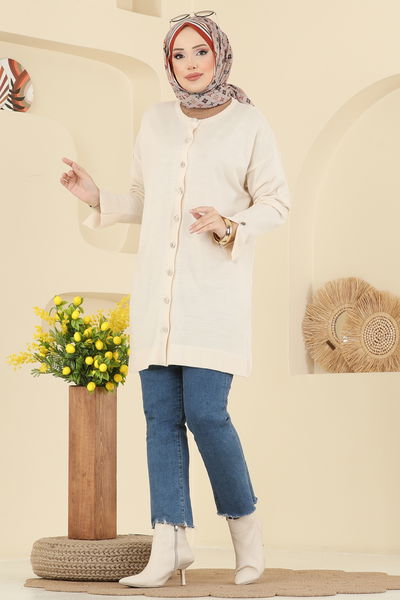 U.Z. - Cardigan 2437UZ662-MS Stone - 413774