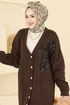 Cardigan 2502UZ662-MS Brown - Thumbnail