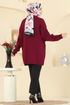 Cardigan 2502UZ662-MS Burgundy - Thumbnail
