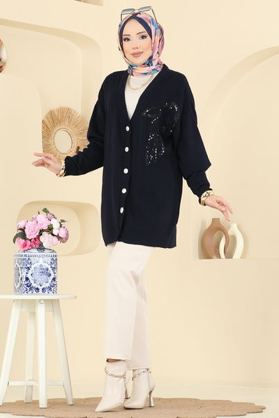 U.Z. - سترة خفيفة كحلي 2502UZ662-MS - 415402