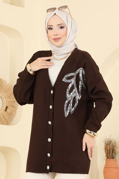 U.Z. - سترة خفيفة فضي&بني 2502UZ662-MS - 415417